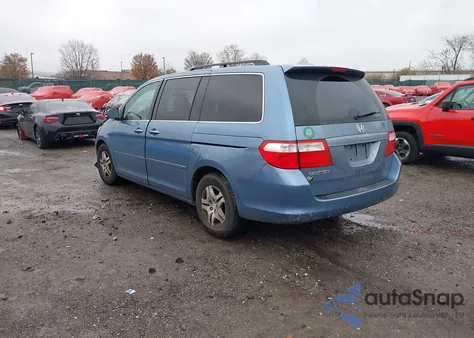 2007 Honda Odyssey Ex-L from USA, damaged, VIN 5FNRL387X7B052331